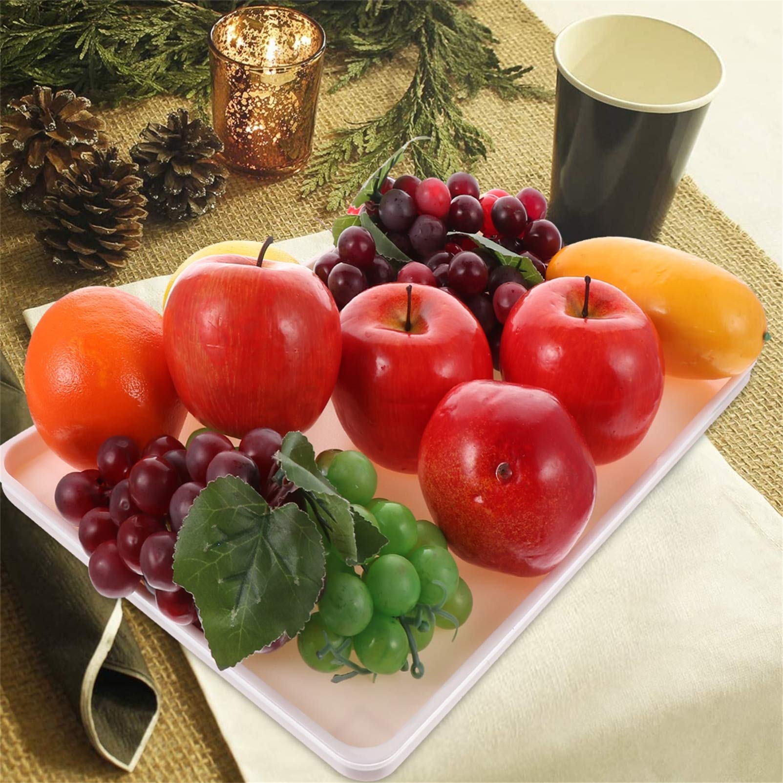 Cabilock 1-Piece Rectangular Serving Tray - Elegant Wedding Platter, Dinner Serving Dish, Bathroom Organizer & Dresser Tray | Perfect for Toiletries Storage, Snack Serving & Home Decor