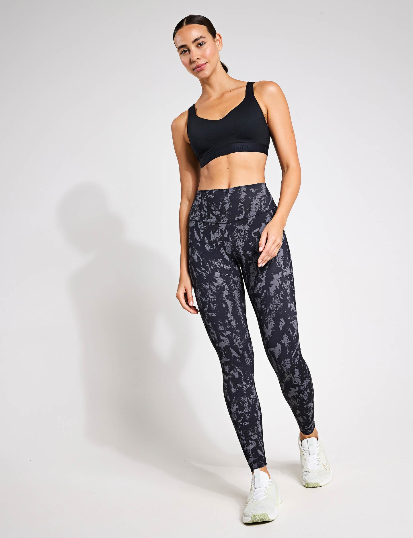 High Support Sports Bra for Women - Indy Black - Perfect for Running, Yoga & Gym Workouts