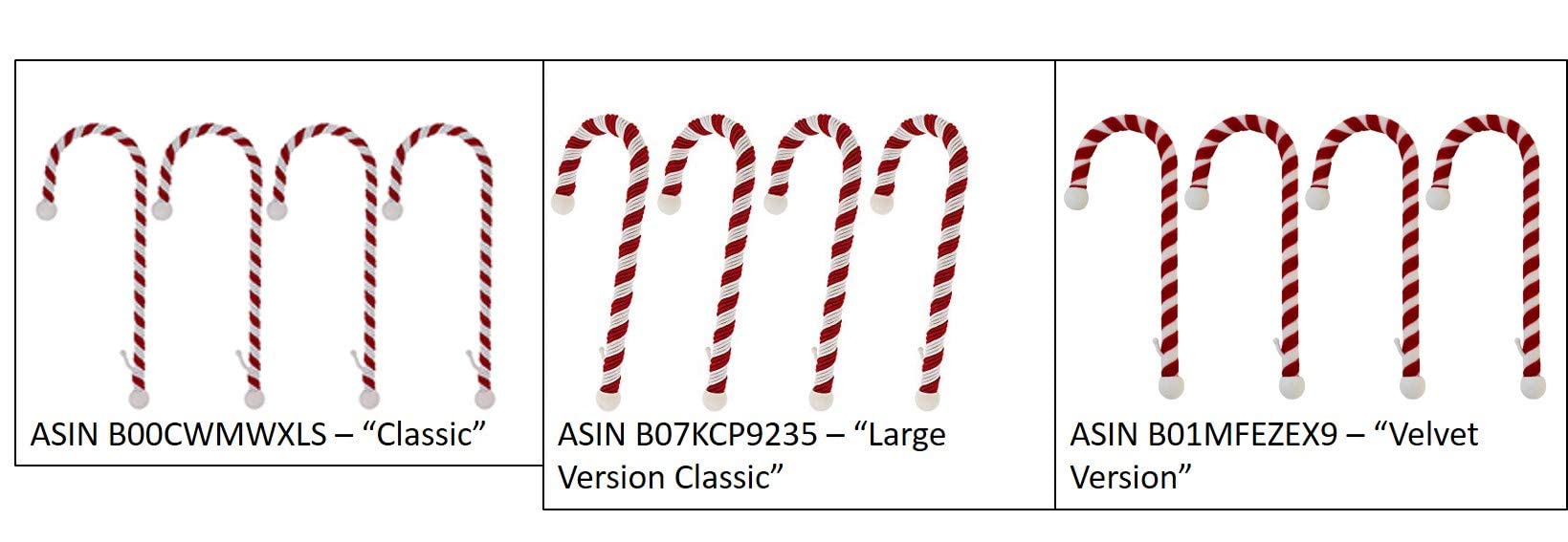 Haute Decor Candy Cane Stocking Holder (Classic Red & White, 4-Pack) - Lightweight Christmas Stocking Hanger for Fireplace Mantel, Holds up to 10 lbs - Perfect for Holiday Decorations, Gift Hanging & Festive Home Decor