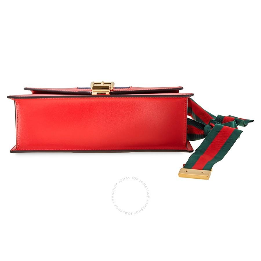 Gucci Sylvie Small Shoulder Bag in Hibiscus Red | Luxury Leather Crossbody Purse for Women | Perfect for Date Night, Office & Special Occasions