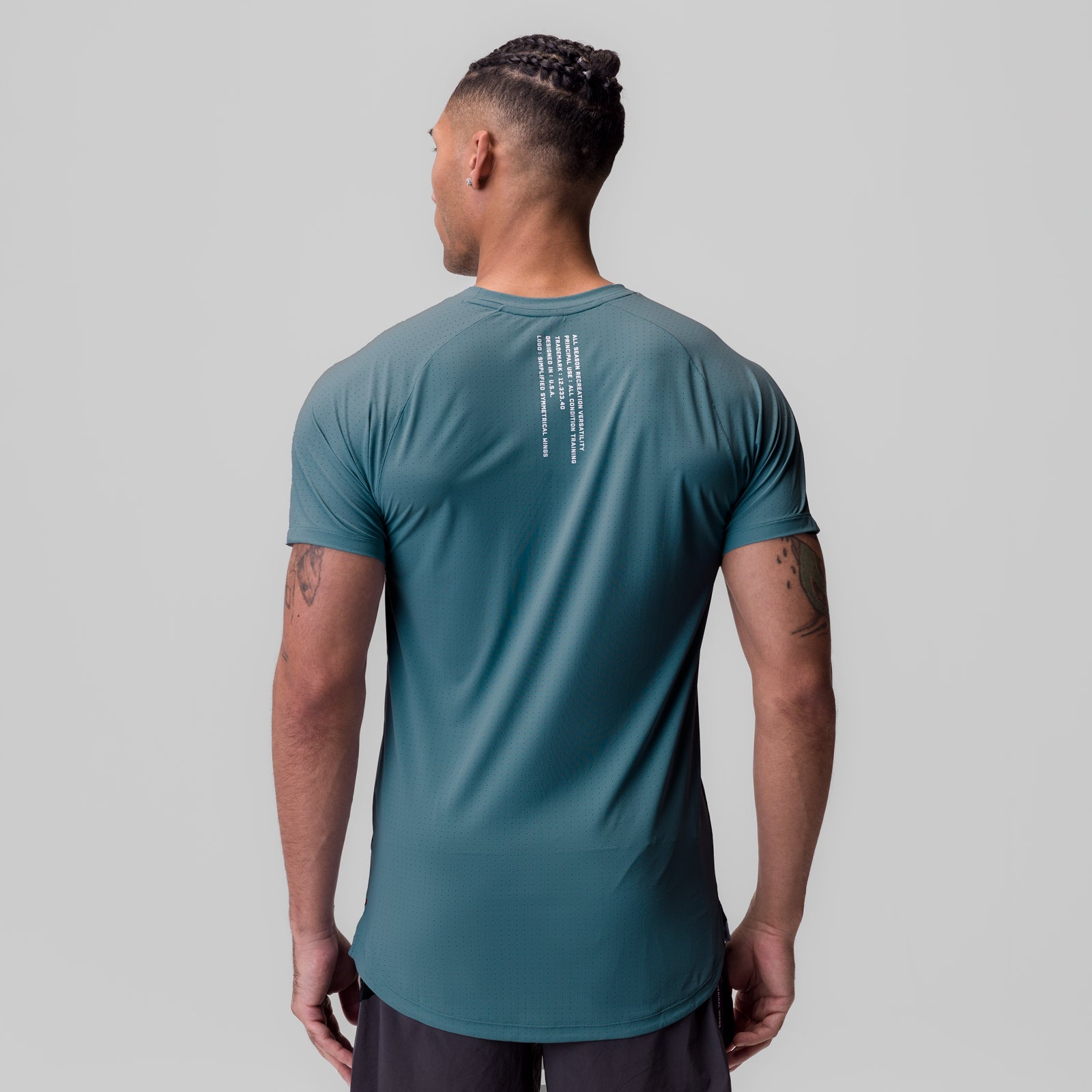 ASRV Men's Laser Vent Performance T-Shirt - Moisture Wicking & Breathable Workout Shirt for Running, Gym & Outdoor Activities
