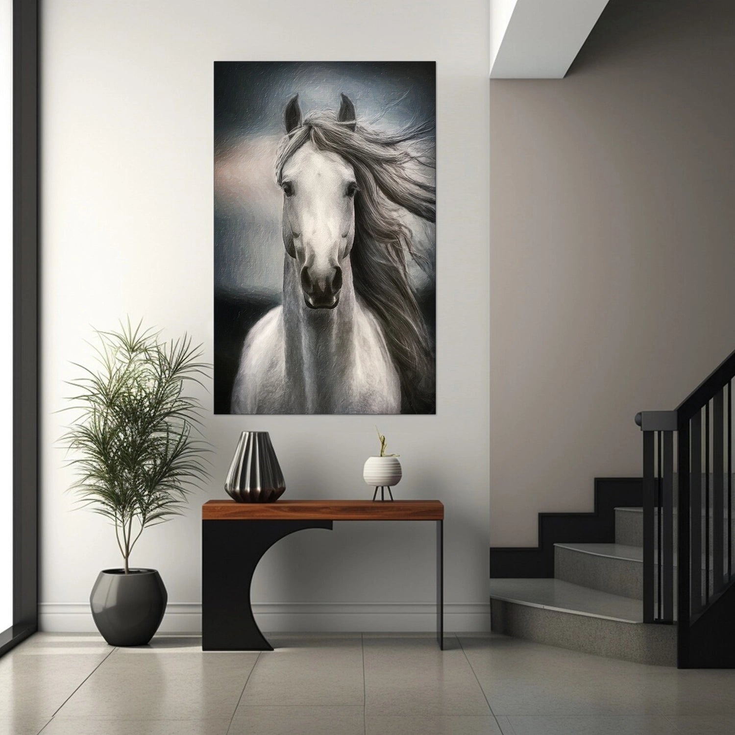 Animal Art Painting #AP109 - Handmade Canvas Wall Decor for Living Room, Bedroom & Office - Perfect Gift for Pet Lovers & Home Decor