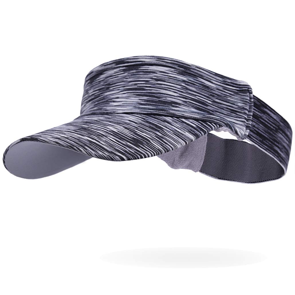 FORBUSITE Women's Running Visor Cap - Lightweight, Breathable & Packable Sun Hat for Outdoor Sports, Jogging, Hiking - Adjustable Headband & UV Protection