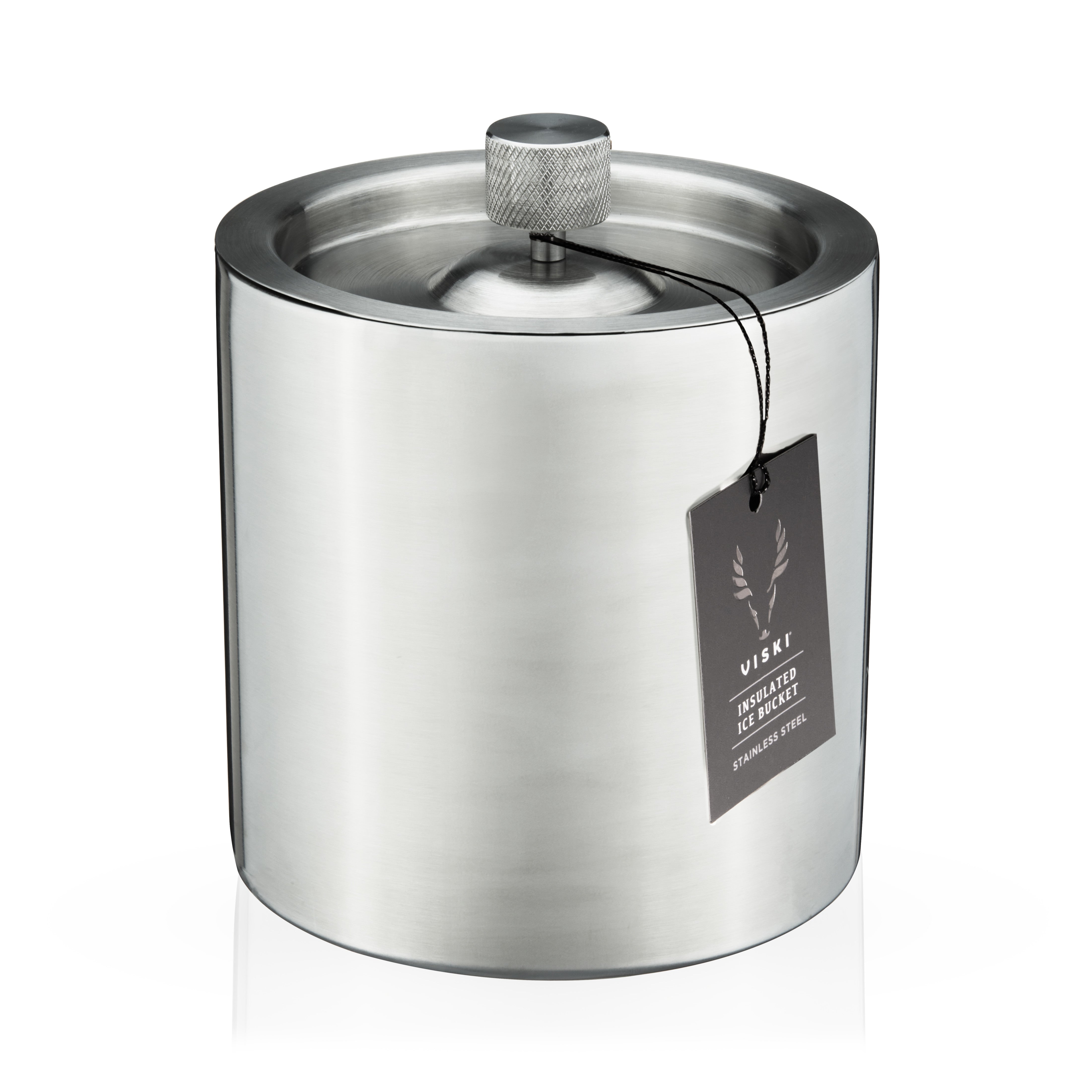 Premium Stainless Steel Harrison Insulated Ice Bucket - Keeps Drinks Cold for Hours - Perfect for Parties, BBQs, and Outdoor Gatherings