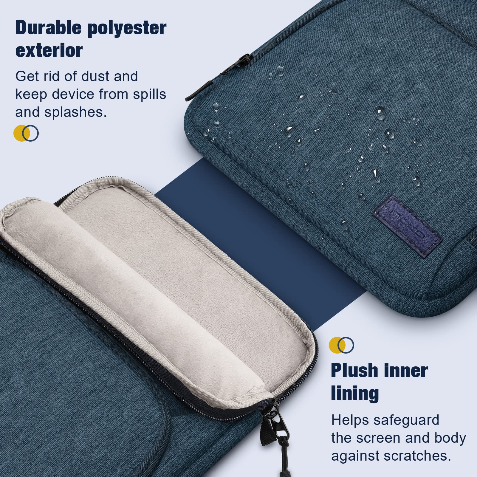 MoKo 9-11 Inch Tablet Sleeve Bag - Protective Case for iPad Air 5 10.9