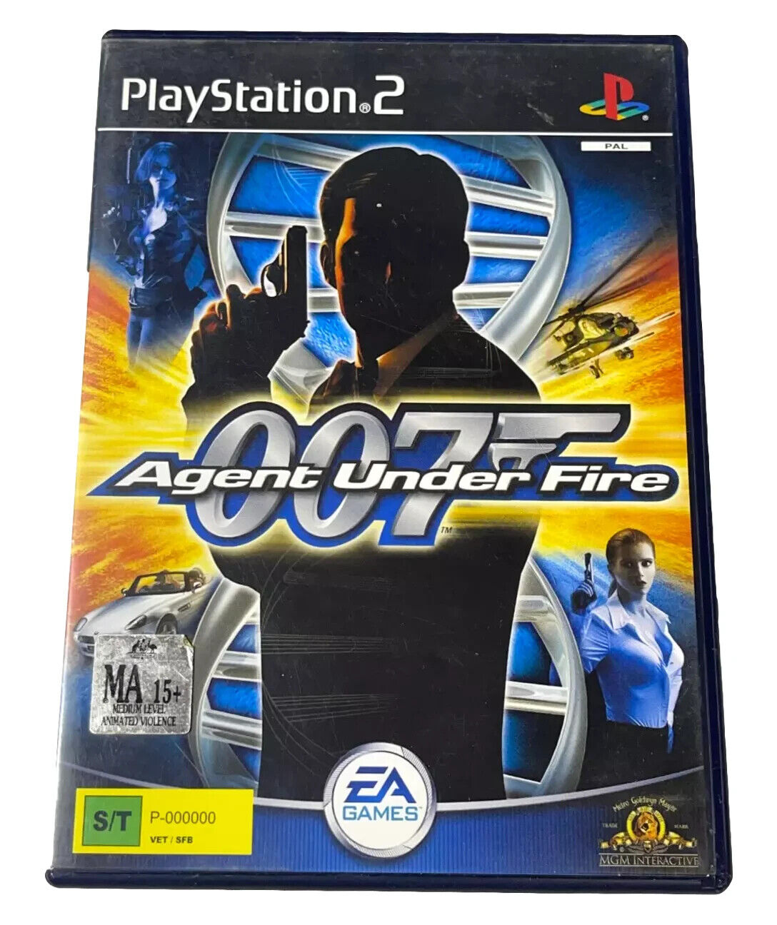007 Agent Under Fire PS2 PAL Complete Preowned Video Game - Action Spy Shooter for PlayStation 2 | Perfect for Retro Gaming & James Bond Fans