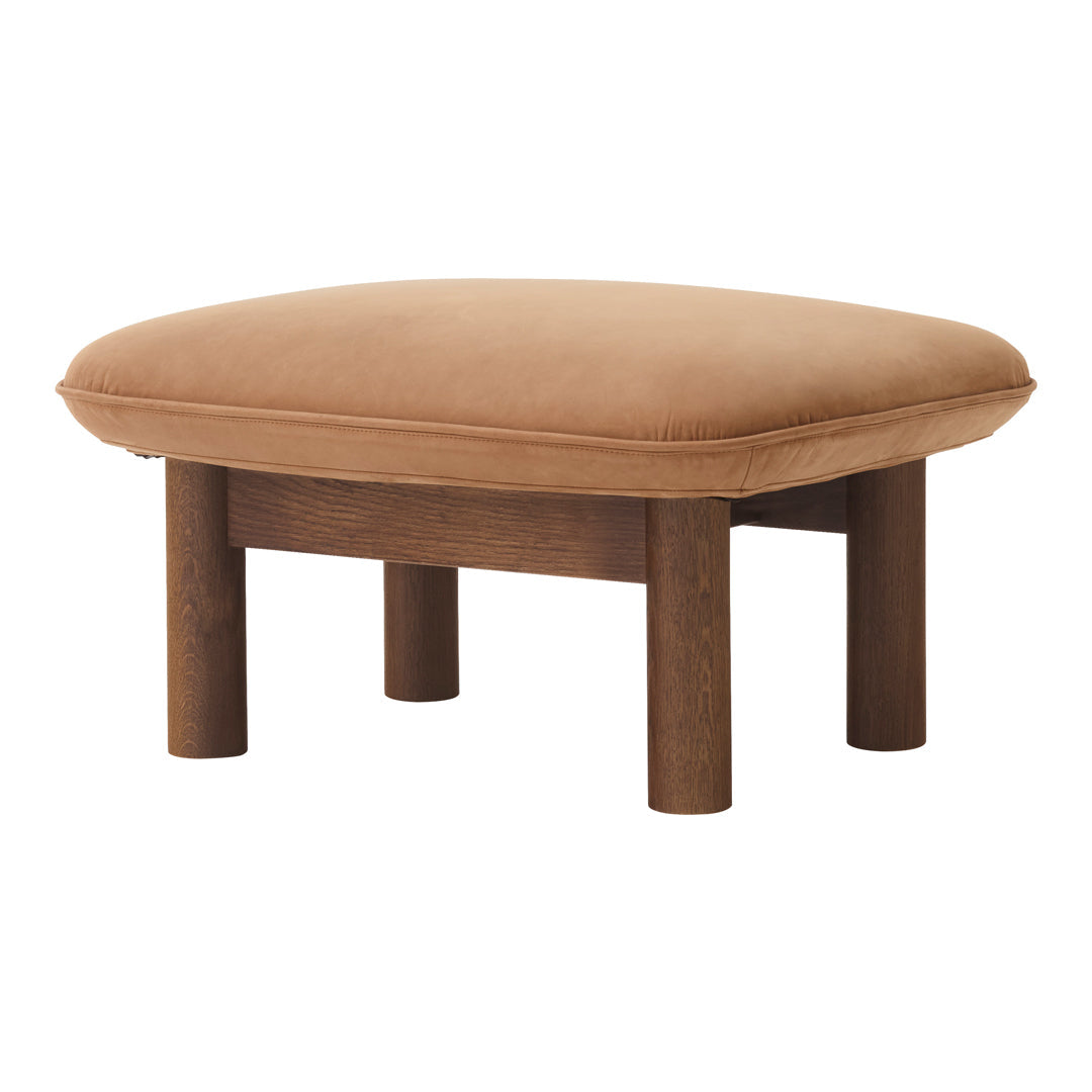 Brasilia Ottoman - Modern Round Storage Ottoman with Lift Top, Upholstered Footrest & Coffee Table - Perfect for Living Room, Bedroom & Home Decor