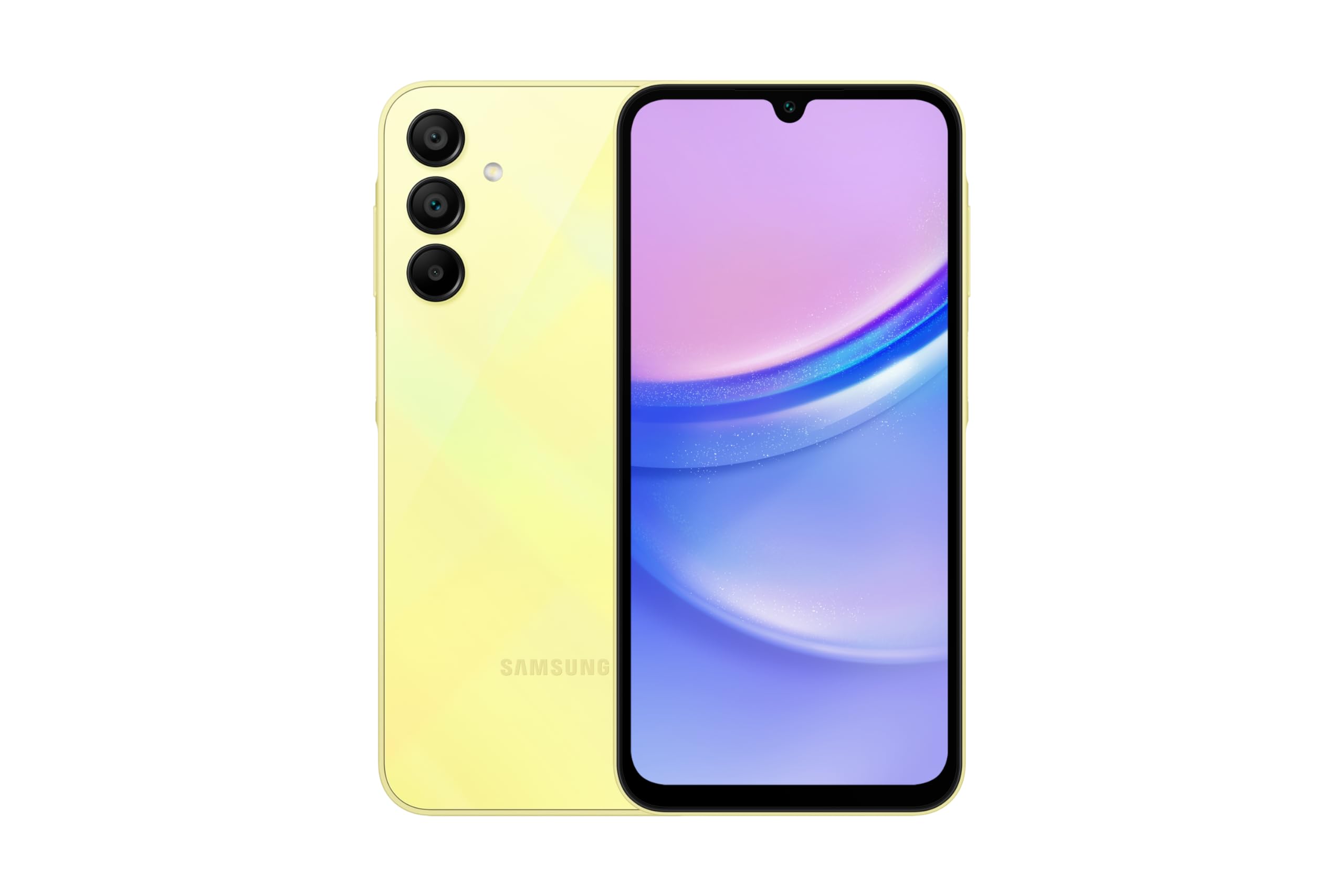 Samsung Galaxy A15 4GB RAM 128GB Storage Smartphone (Yellow) - Perfect for Gaming, Streaming & Everyday Use