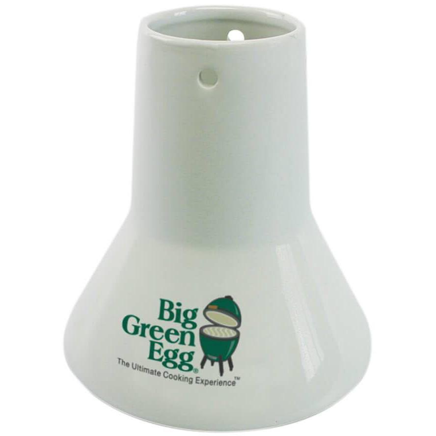 Big Green Egg Ceramic Vertical Turkey Roaster - Large Capacity Smoker & Grill for Outdoor Cooking, Thanksgiving Turkey, BBQ, and Backyard Parties (Model 119773)