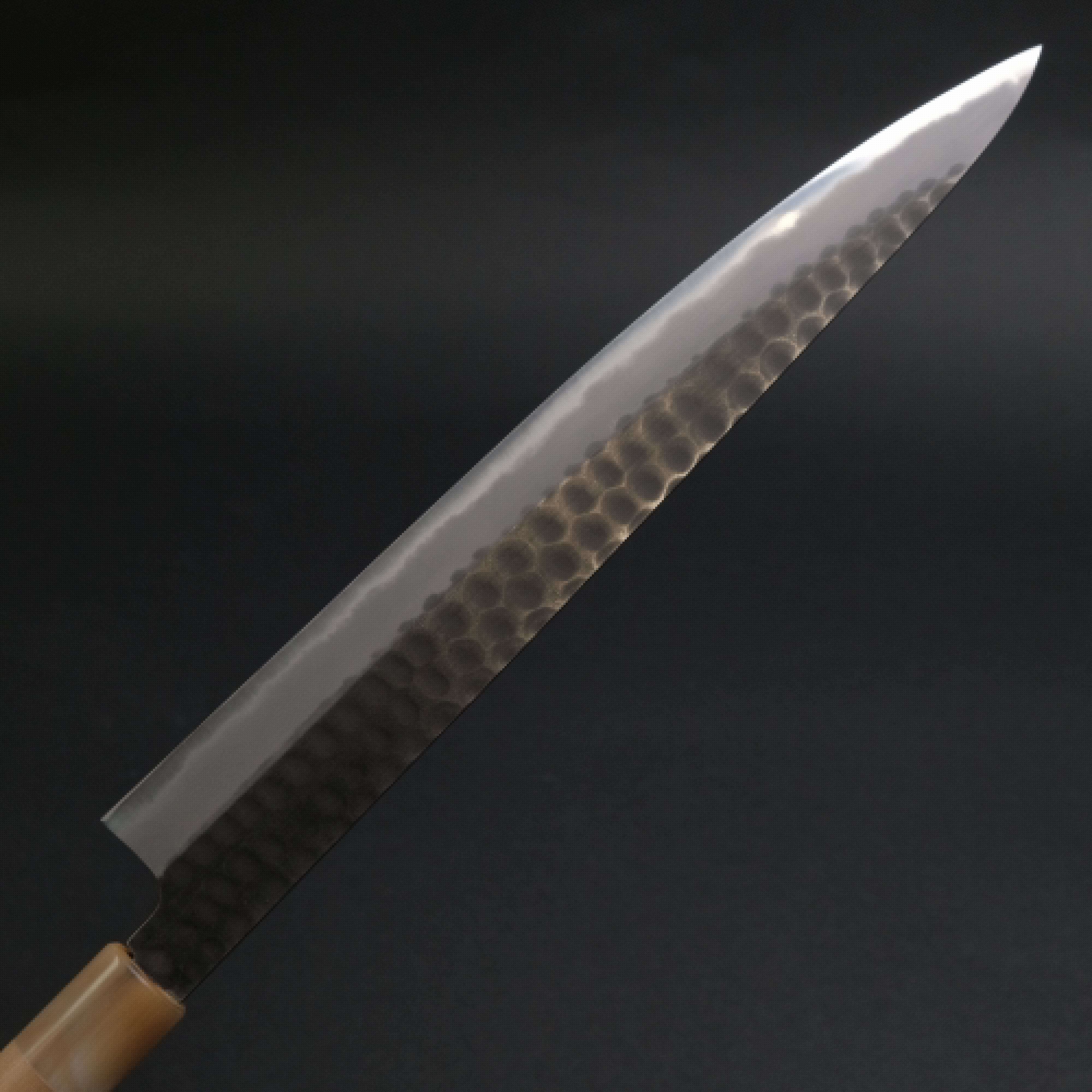 Premium Ajikataya Tsuchime White #2 Sujihiki Knife 270mm - Japanese Chef Knife with Ho Wood D-Shaped Handle - Perfect for Slicing Sashimi, Meat & Sushi Preparation