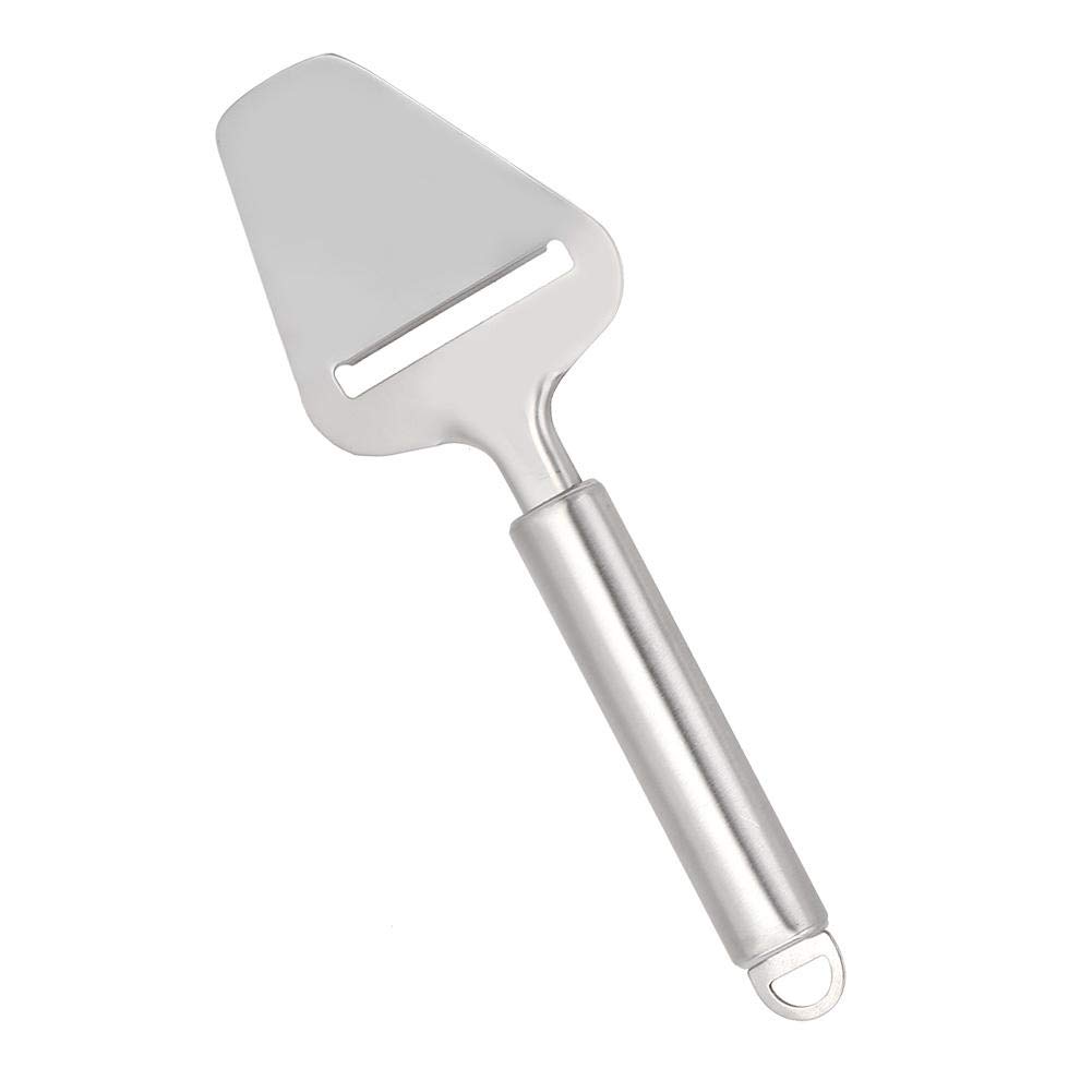 Premium Stainless Steel Cheese Cutter with Long Handle - Cheese Slicer & Planing Tool for Hard Cheeses - Perfect for Kitchen, Charcuterie Boards & Gourmet Cheese Platters