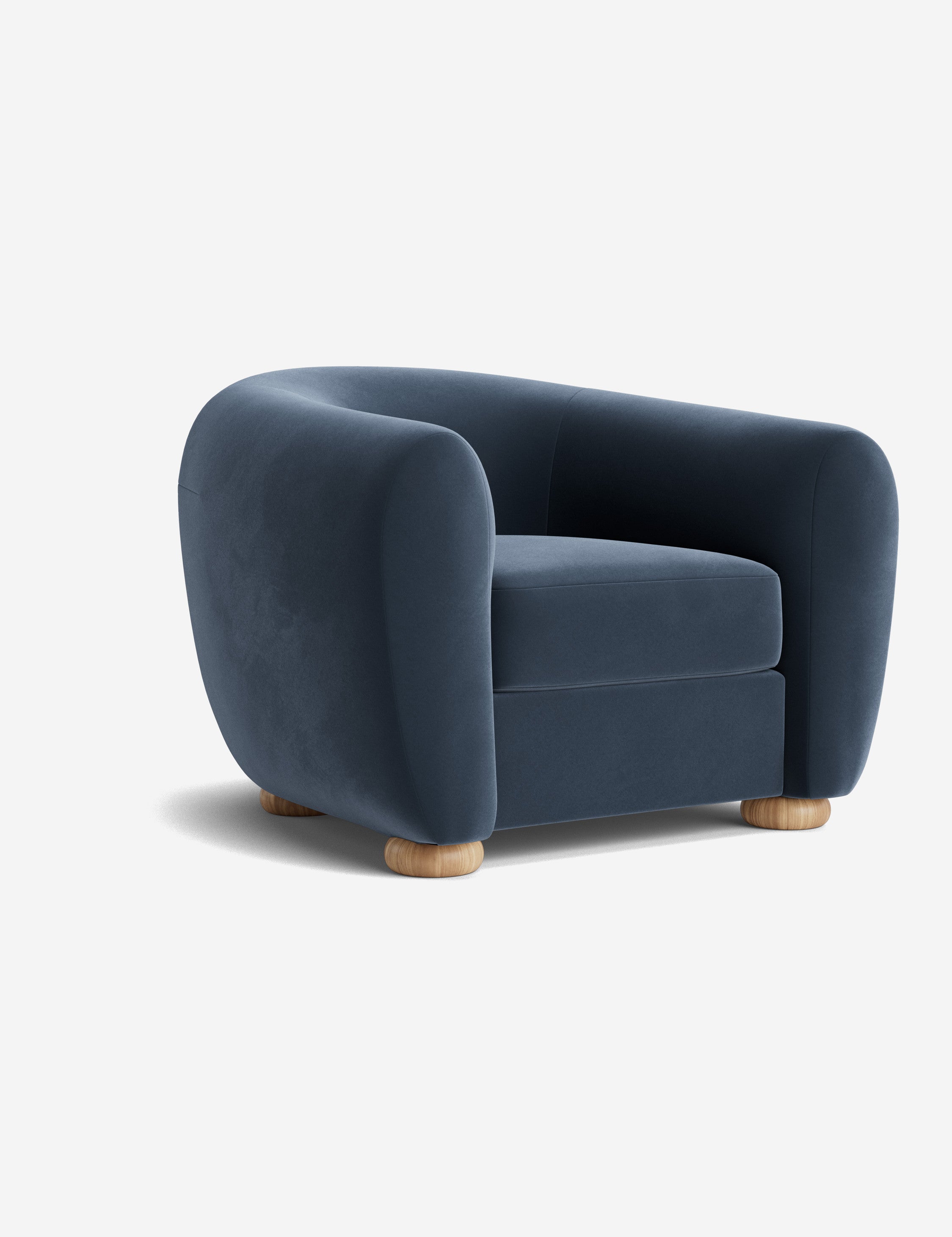 Amaroso Accent Chair - Modern Upholstered Lounge Chair for Living Room, Bedroom & Office - Comfortable Reading Chair with Sturdy Wooden Legs - Perfect for Relaxing, Reading & Decorating Your Home