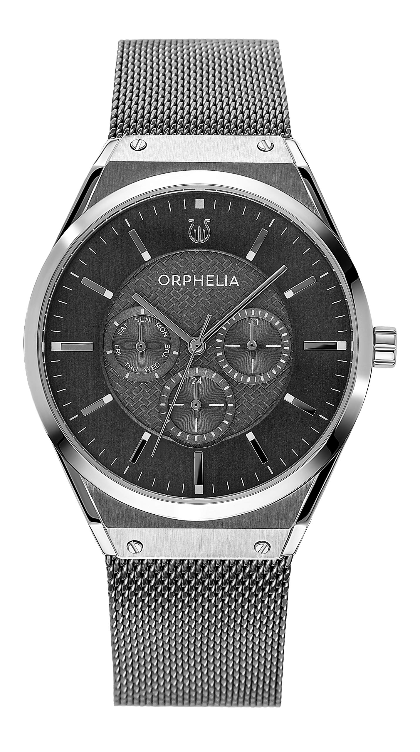 Orphelia Men's Multi-Dial Quartz Watch with Saffiano Leather Strap - Stylish Casual & Business Chronograph for Everyday Wear, Office & Special Occasions