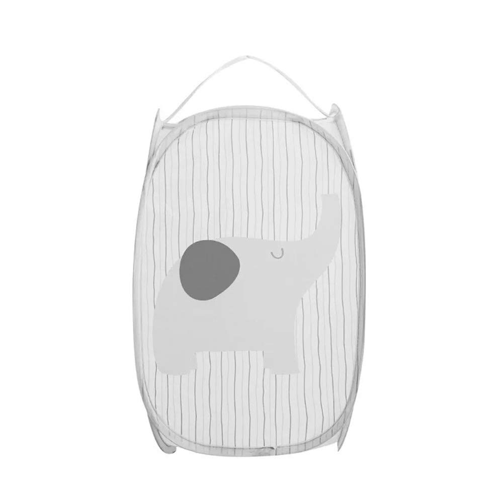 TOPBATHY 2-Pack Collapsible Laundry Basket & Hamper - Foldable Mesh Storage Bin for Clothes, Toys & Organizing - Space-Saving Pop-Up Design for Bedroom, Bathroom & Dorm Use