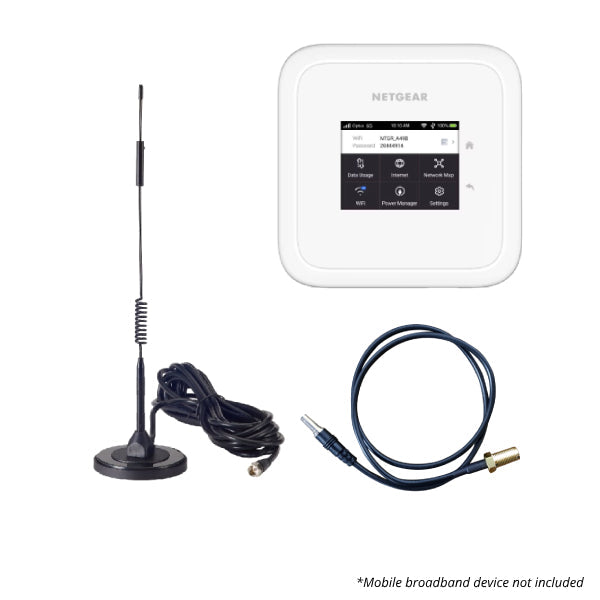 Netgear Nighthawk M6 Magnetic Base Mobile Antenna Booster for Optus - 4G/5G Signal Amplifier for Faster Internet Speeds - Perfect for RVs, Boats, and Remote Work