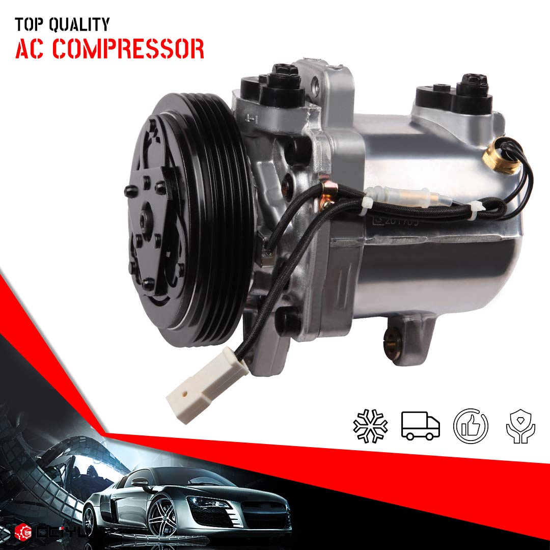 Suzuki Esteem AC Compressor 1995-1998 Replacement - High Performance Auto Air Conditioning Compressor Assembly for Car Repair & Summer Cooling