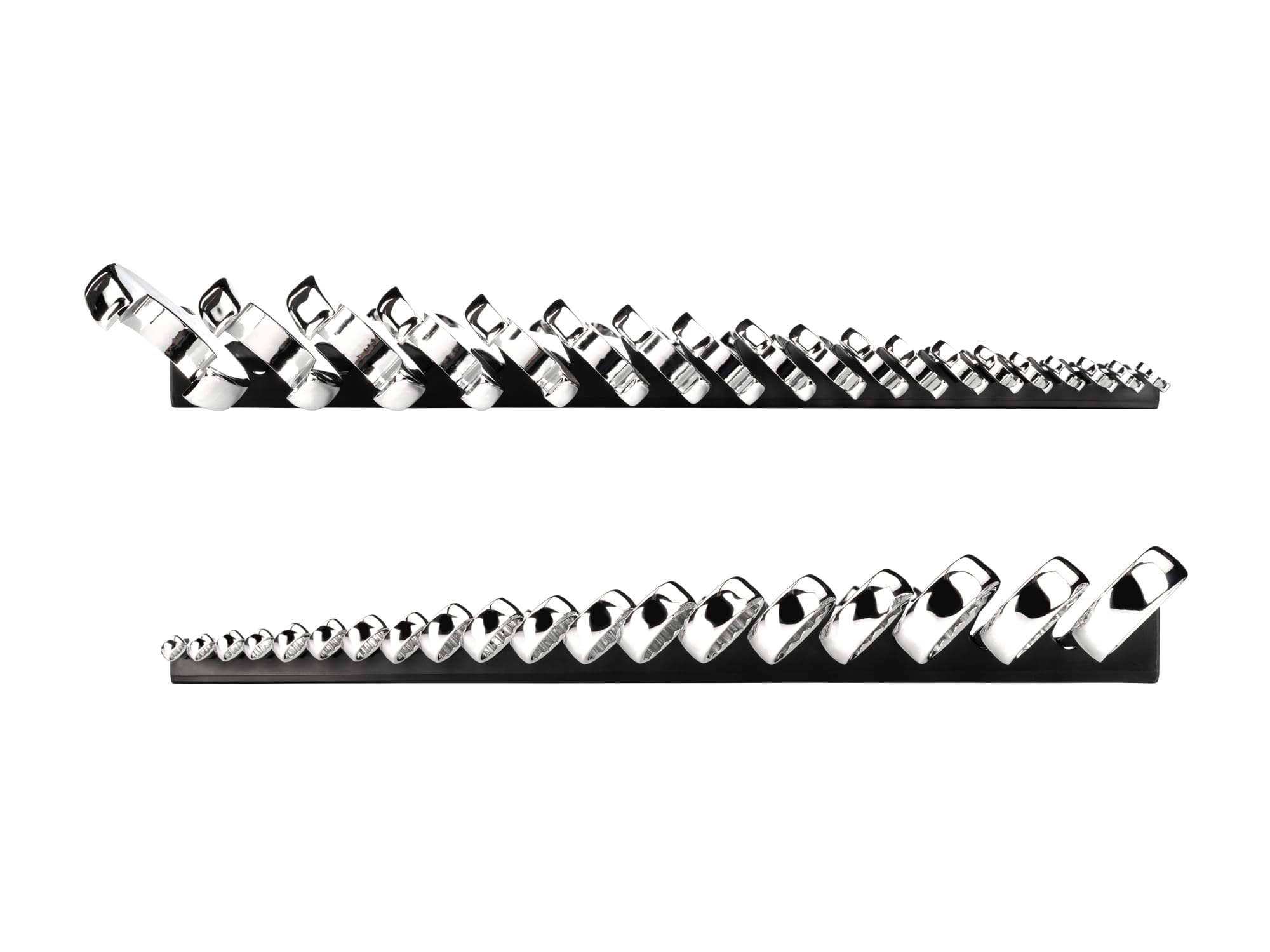 TEKTON 19-Piece Combination Wrench Set with Storage Rack (1/4-1-1/4 Inch) - WCB91102 | Perfect for Automotive Repair, Home Improvement & DIY Projects