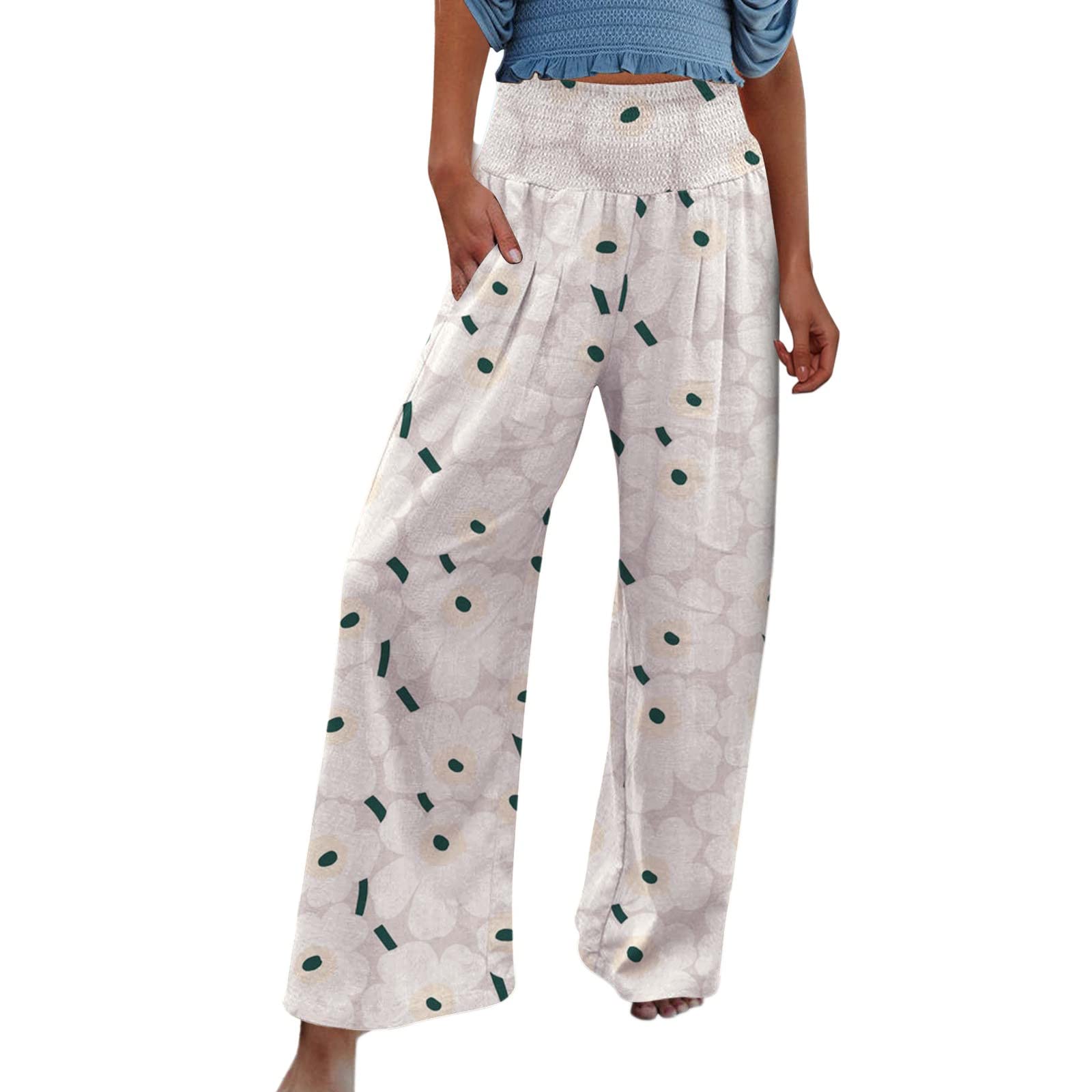 Women's Sweatpants - Casual Long Solid Strap Trousers with Pockets | Fashion Jeans Style Dress Pants for Everyday Wear, Lounge & Workout