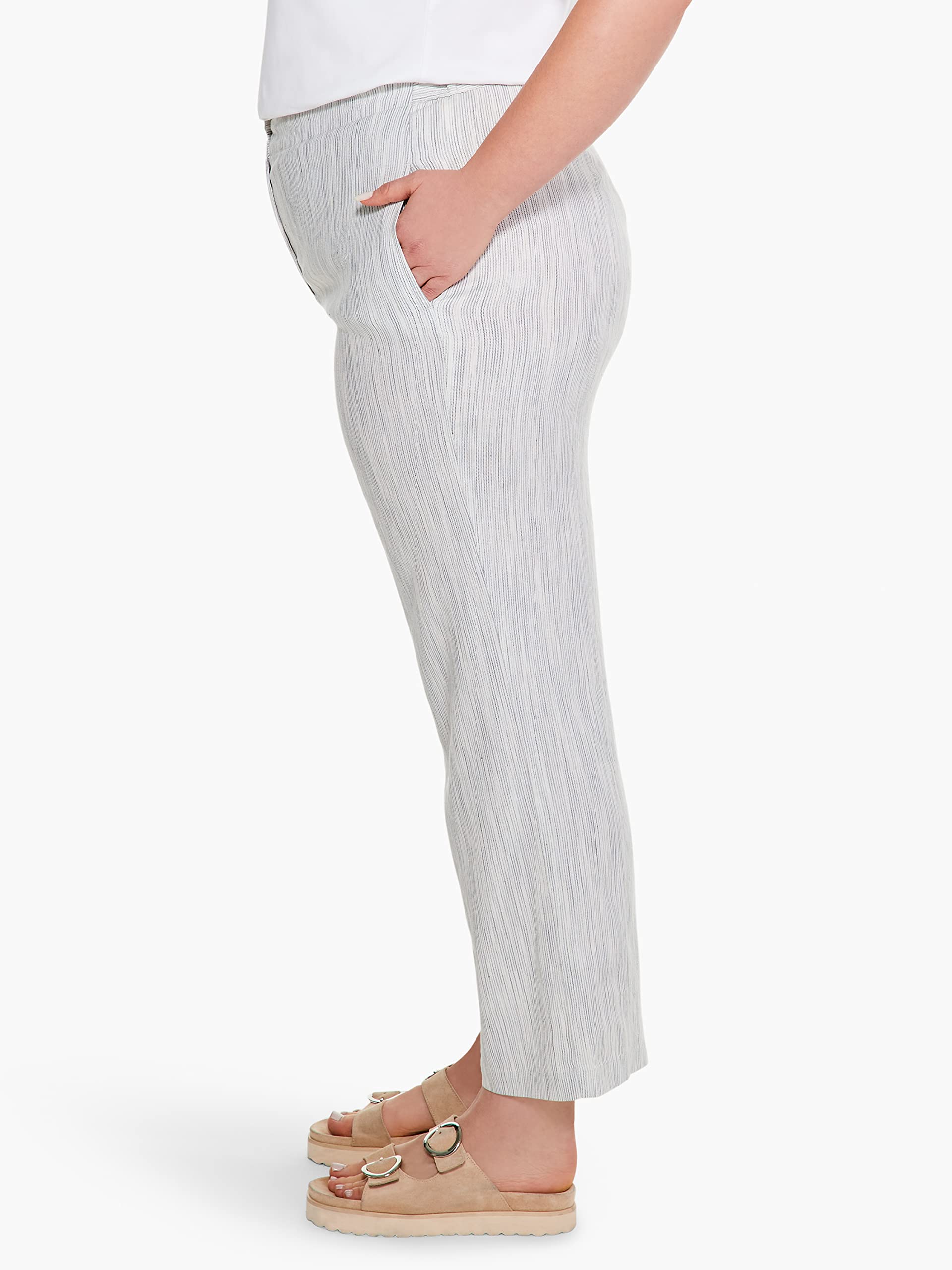 NIC+ZOE Women's Plus Size Wide-Leg Pants - Comfortable Stretch Fabric for Casual Wear & Office Outfits | Perfect for Travel, Work & Everyday Style