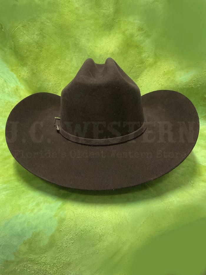 Justin JF0342RDEO4008 3X Brown Wool Western Rodeo Hat for Men - Perfect for Cowboy Rides, Country Music Festivals & Western Style Outfits