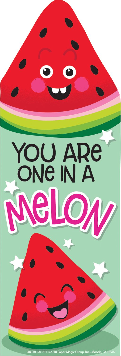 Eureka Watermelon Scented Bookmarks - Pack of 24 Fun Fruit-Themed Page Markers for Books, Journals & Gifts | Perfect for Reading, Studying & Book Lovers