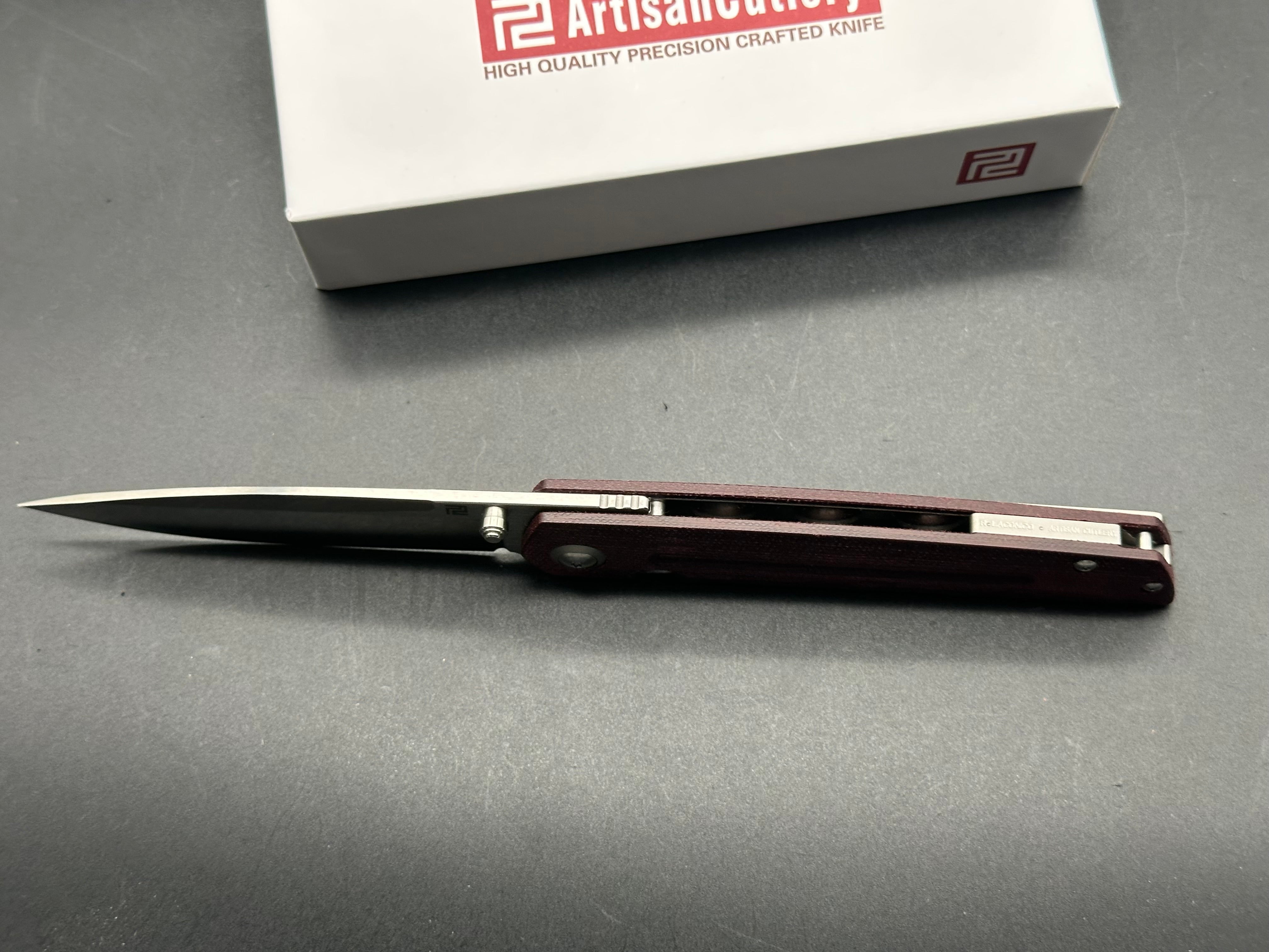 Artisan Cutlery Sirius Liner Lock Folding Knife - 3.5