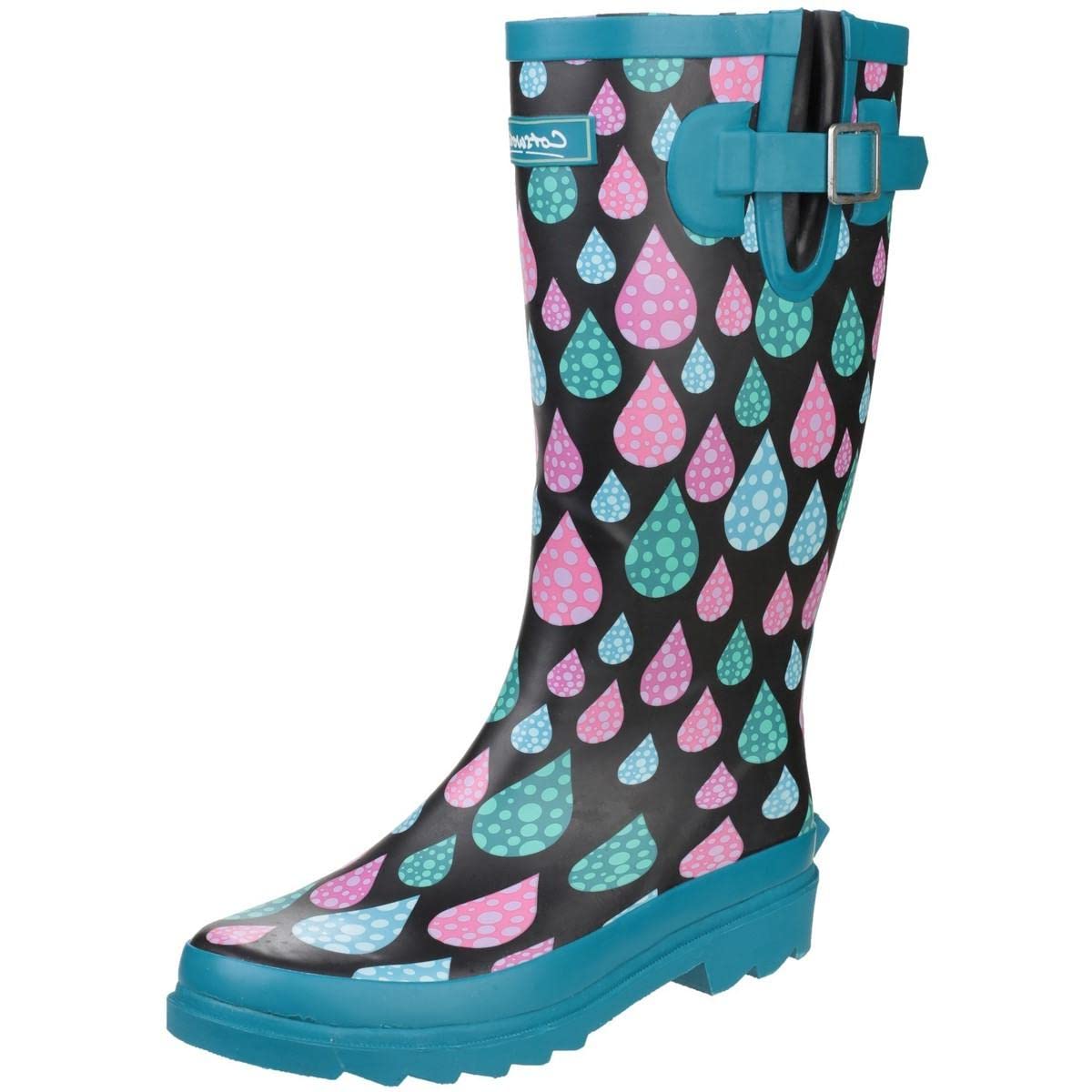 Cotswold Women's Burghley Patterned Wellington Boots for Outdoor & Garden