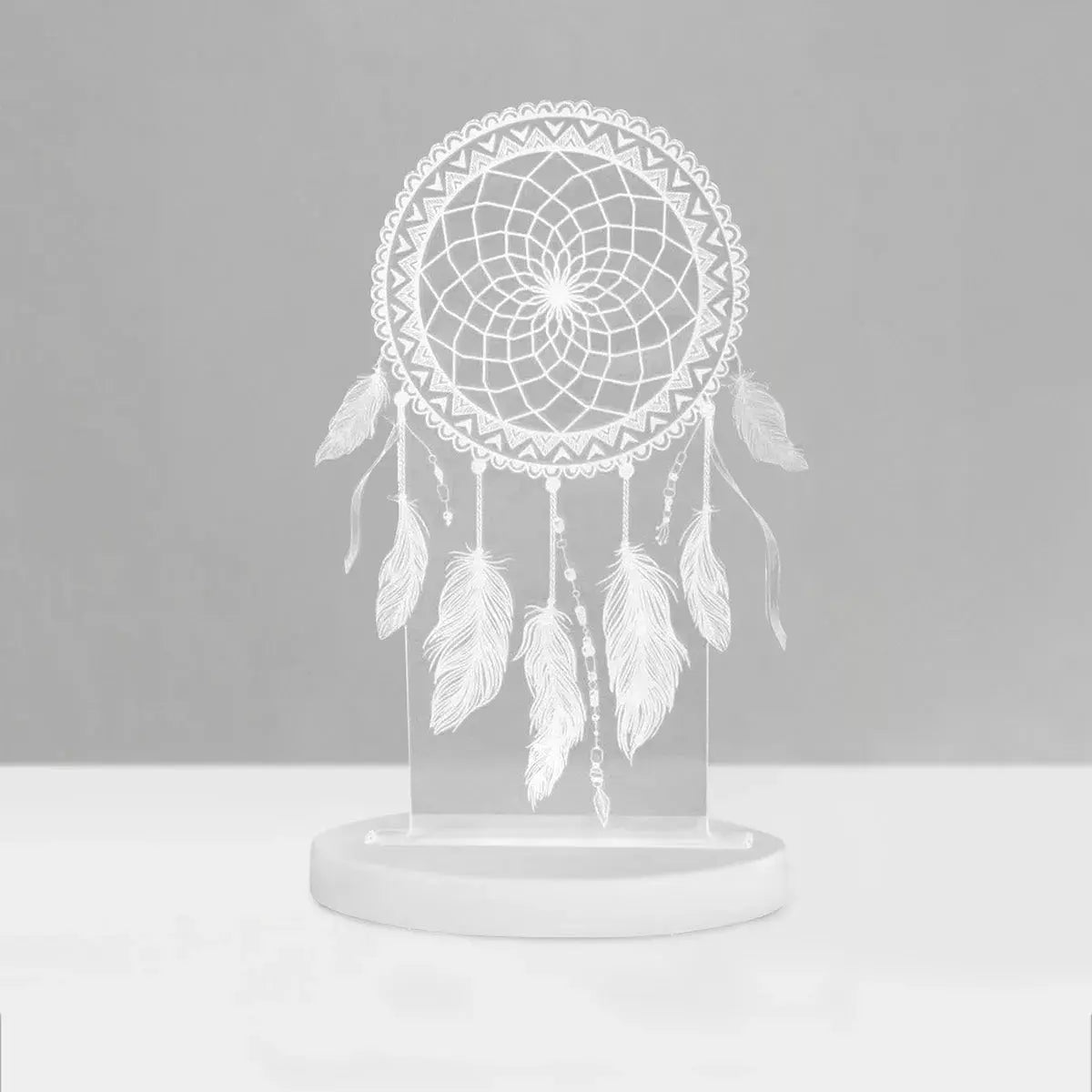 Duski Night Light with Dream Catcher Design - Soothing LED Bedside Lamp for Kids & Adults - Perfect for Nursery, Bedroom, or Relaxation Space