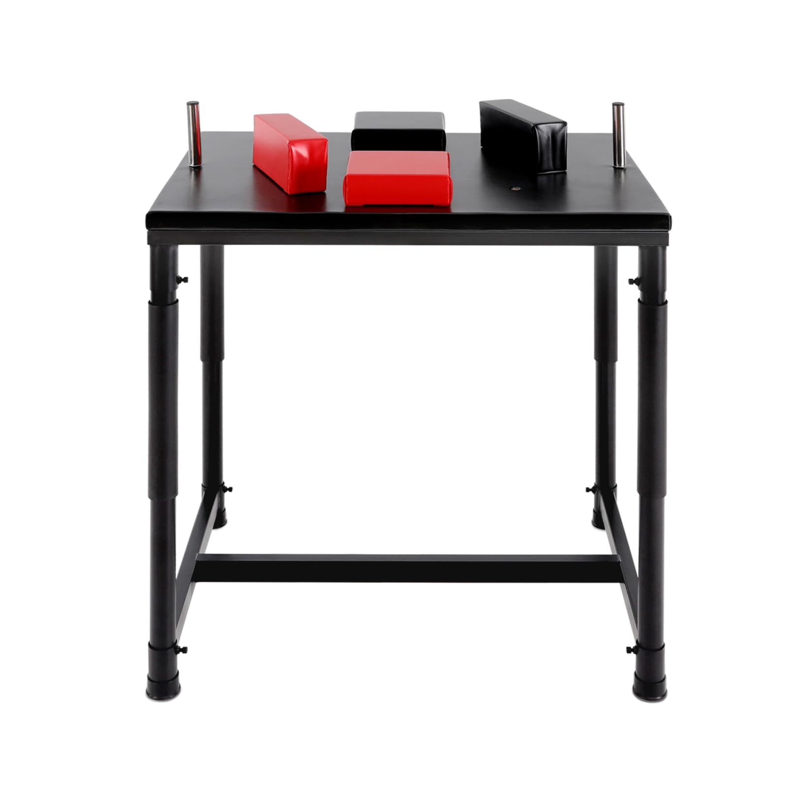 Professional Arm Wrestling Table - 2204 Lbs Load Capacity Competition Grade Wrist Strength Training Equipment for Home Gym & Club | Durable Black Battle Table for Strength Training & Competitive Matches