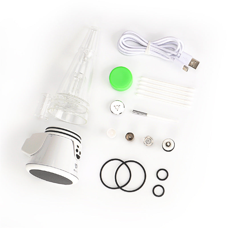 Leaf Buddi Wuukah ERig Wax Vaporizer - Portable Dab Rig with 3200mAh Rechargeable Battery for Concentrates | Perfect for Home Use & On-the-Go Dabbing