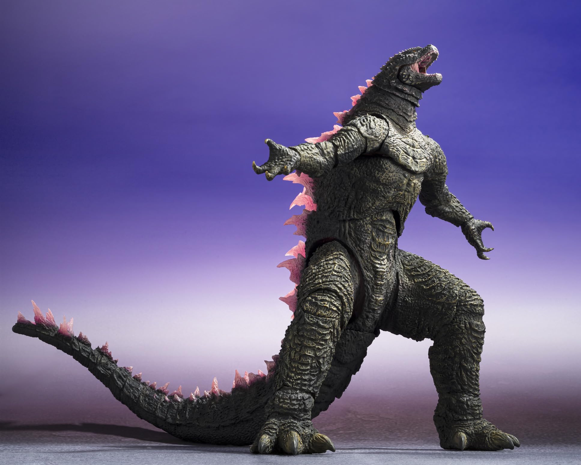 TAMASHII NATIONS Godzilla Evolved S.H.MonsterArts Action Figure - Godzilla x Kong: The New Empire (2024) - Collectible Movie Toy for Display & Play - Perfect for Fans, Collectors, and Home Decor