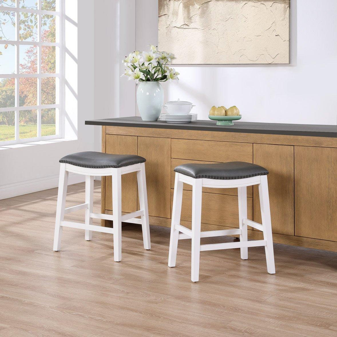 DTY Indoor Living Aurora Saddle Stool - 25