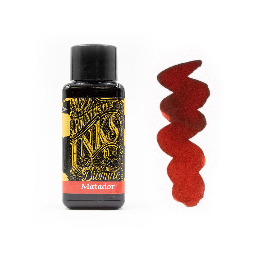 Premium Diamine Fountain Pen Ink 30ml Bottle - Vibrant Colors for Calligraphy, Journaling & Artistic Writing - Perfect for Fountain Pens, Dip Pens & Ink Drawing