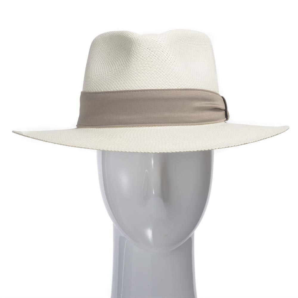 Stylish Rambler Straw Fedora Panama Hat for Men & Women - Breathable Summer Sun Hat for Outdoor, Beach, Travel & Fashion