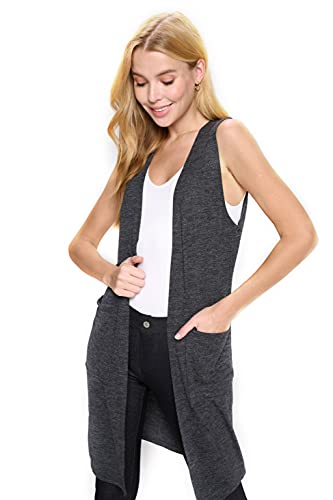 Sleeveless Heather Charcoal
