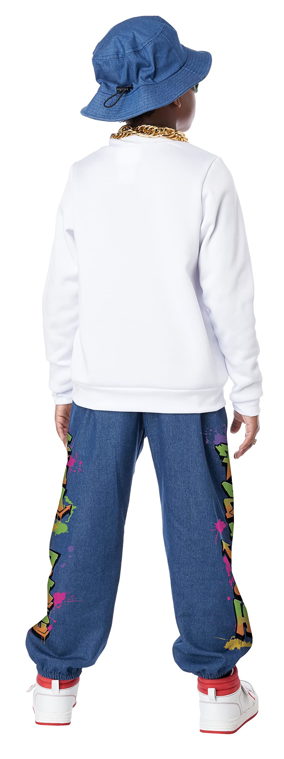 California Costumes Boys 90s Hip Hop Outfit - Retro Breakdance Costume for Kids Halloween & Dance Parties
