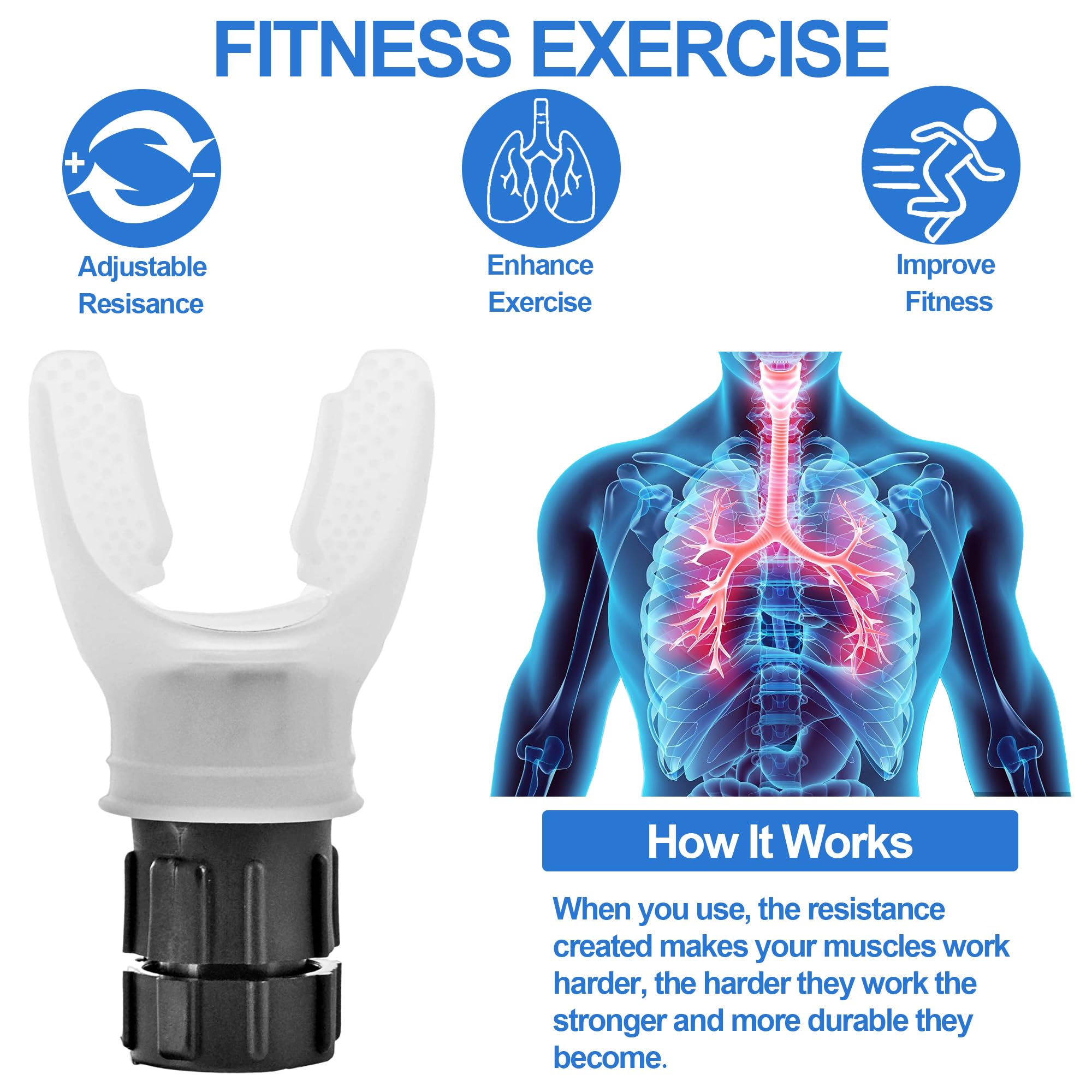Adjustable Fitness Exercise Trainer for Home & Gym Workouts - Improve Strength & Endurance - Easy to Use for Daily Training & Physical Therapy