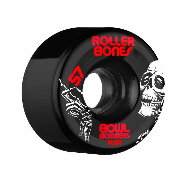 Rollerbones Bowl Bombers Wheels 57mm - High Performance Roller Skating Wheels for Indoor & Outdoor Use - Perfect for Derby, Rink, and Street Skating