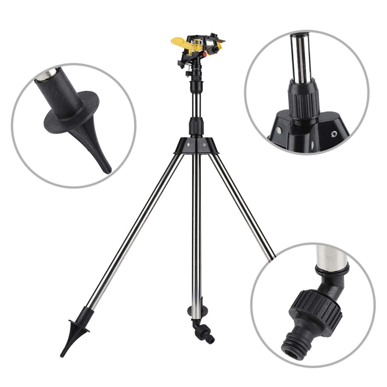 Water Irrigation Tool & Sprinkler Tripod Set - Uniform Plant Watering System for Lawns, Gardens & Trees | Water-Saving Yard & Courtyard Irrigation Solution | Perfect for Home Gardening, Landscaping & Agricultural Use