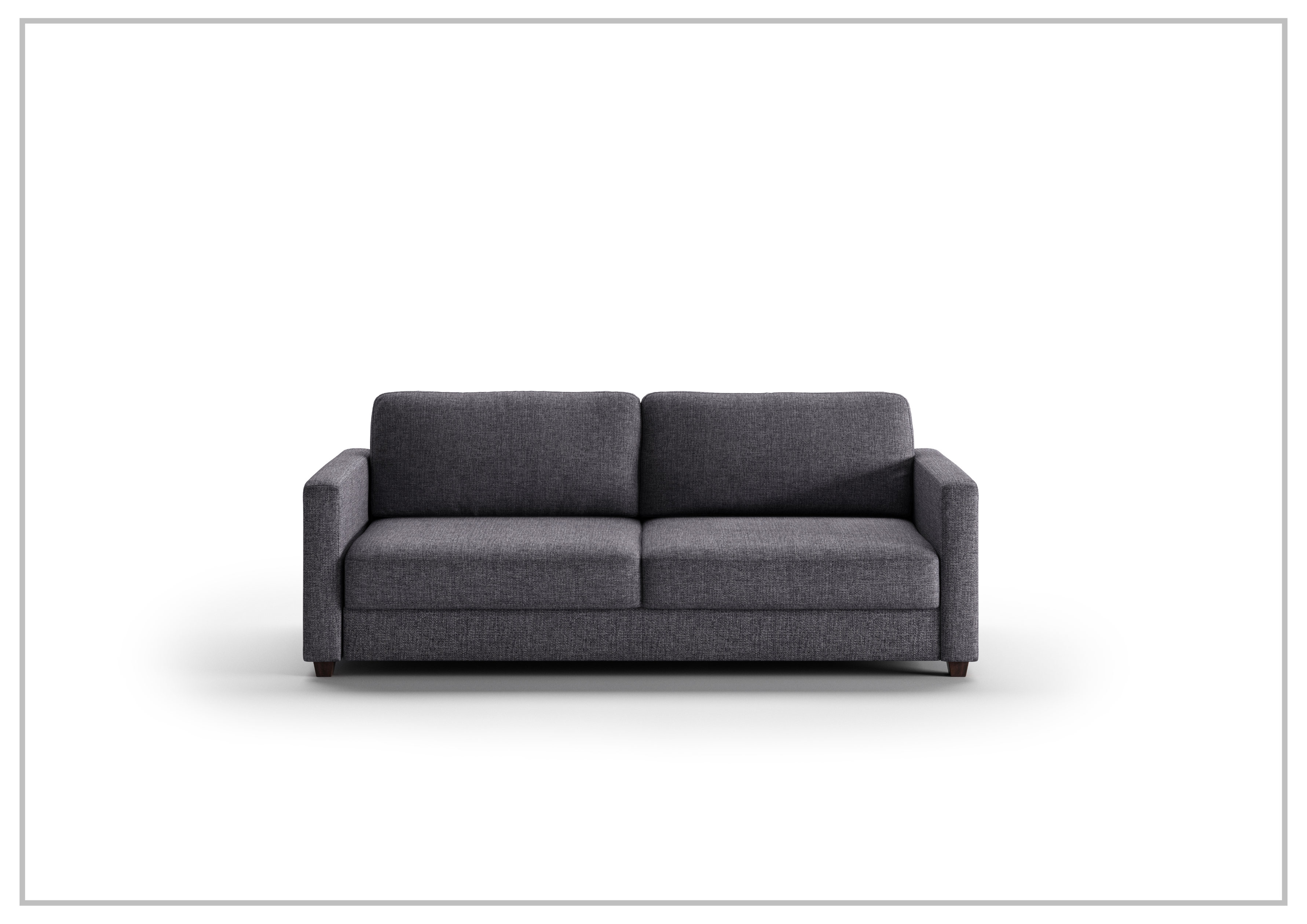 Luonto Emery Full XL Fabric Sleeper Sofa with Easy Deluxe Function - Convertible Sofa Bed for Small Spaces, Guest Room & Apartment Living - Comfortable Modern Furniture for Home & Office Use