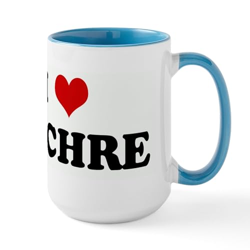 White/Blue Inside - I Love EUCHRE Mugs