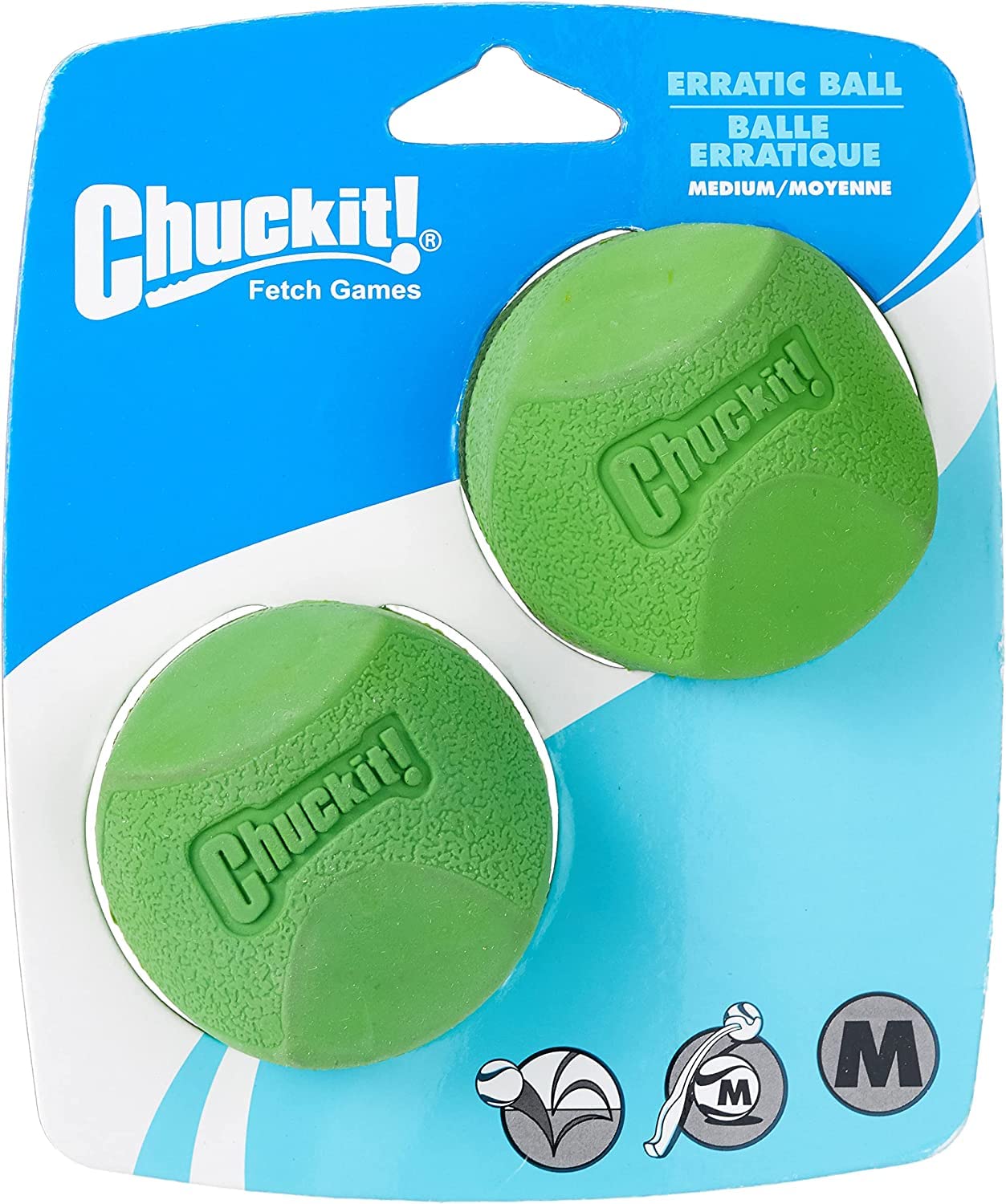 Chuckit! Erratic Ball for Dogs - Medium 2.25