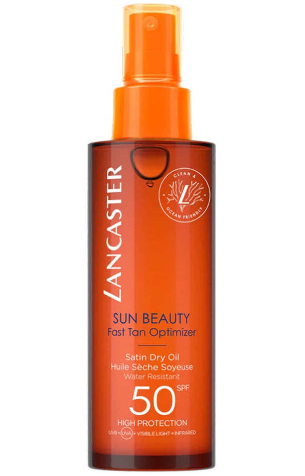 Lancaster Sun Beauty Body Water SPF 50 - Lightweight Sunscreen Lotion for Face & Body, Water-Resistant, UVA/UVB Protection - Perfect for Beach, Pool & Outdoor Activities