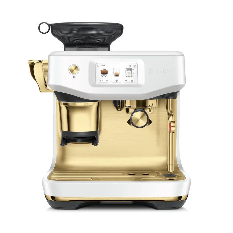 Breville The Barista Touch Impress Brass Collection Espresso Machine - Premium Home Coffee Maker for Latte & Cappuccino - Perfect for Coffee Enthusiasts & Home Baristas