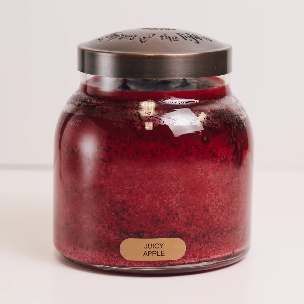 34oz Juicy Apple Scented Soy Wax Candle - Long Lasting Fragrance for Home, Office, and Relaxation