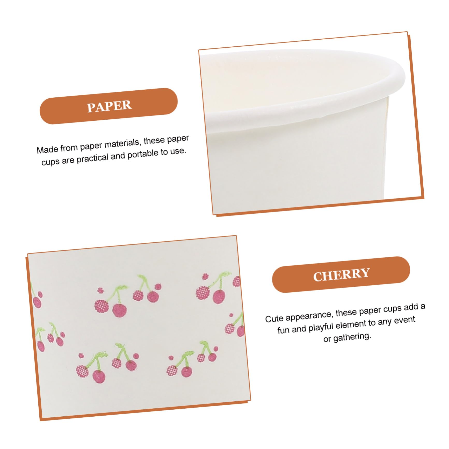 VILLFUL 50ml Mini Disposable Paper Cups - 100 Pack for Juice, Water & Snacks Sampling | Perfect for Parties, Offices, Gatherings & Tasting Events | Eco-Friendly Small Cups for Beverage Tasting, Food Sampling & Catering