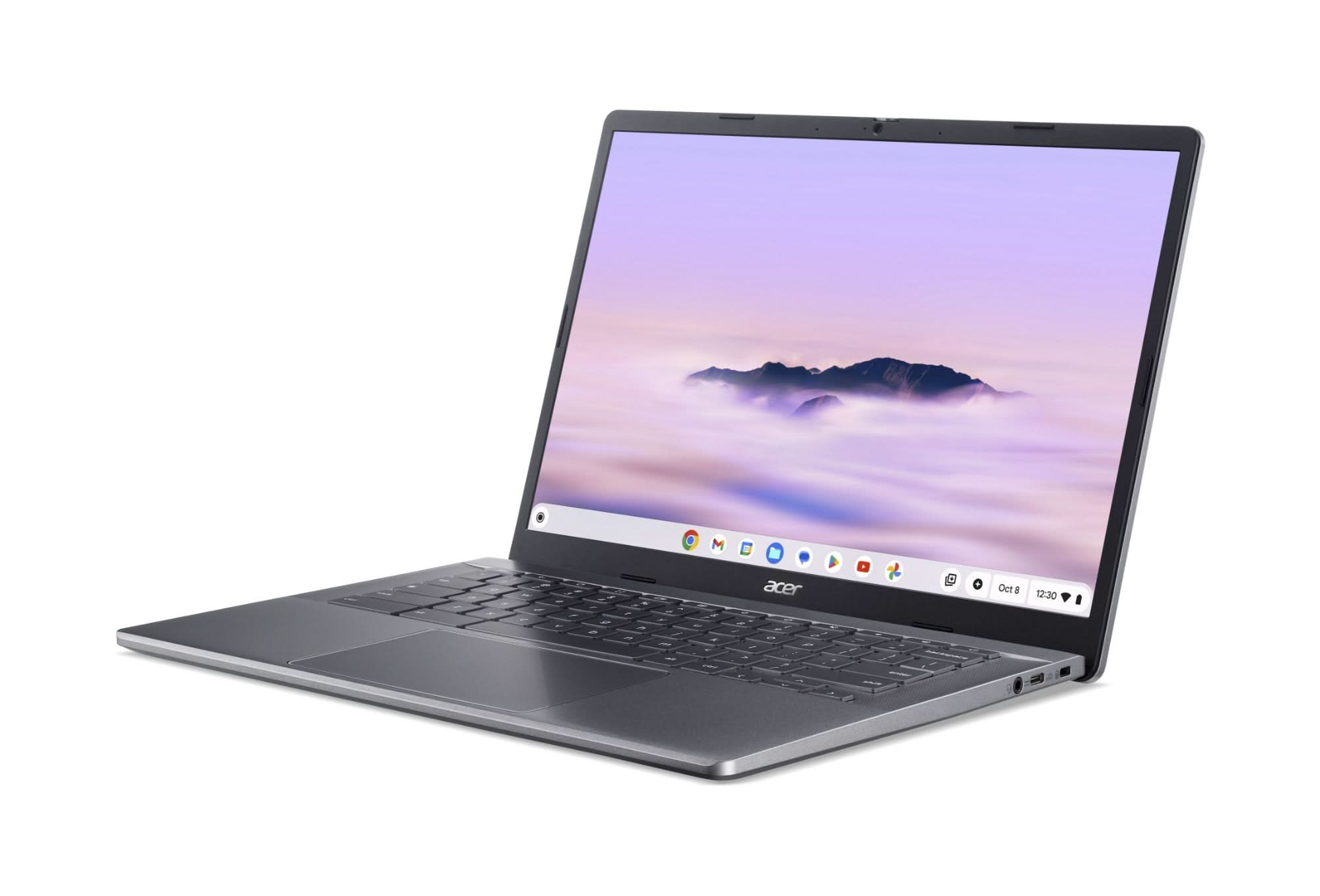 Acer Chromebook Plus 514 Laptop - AMD Ryzen 5 7520C Processor, 8GB RAM, 256GB SSD, 14