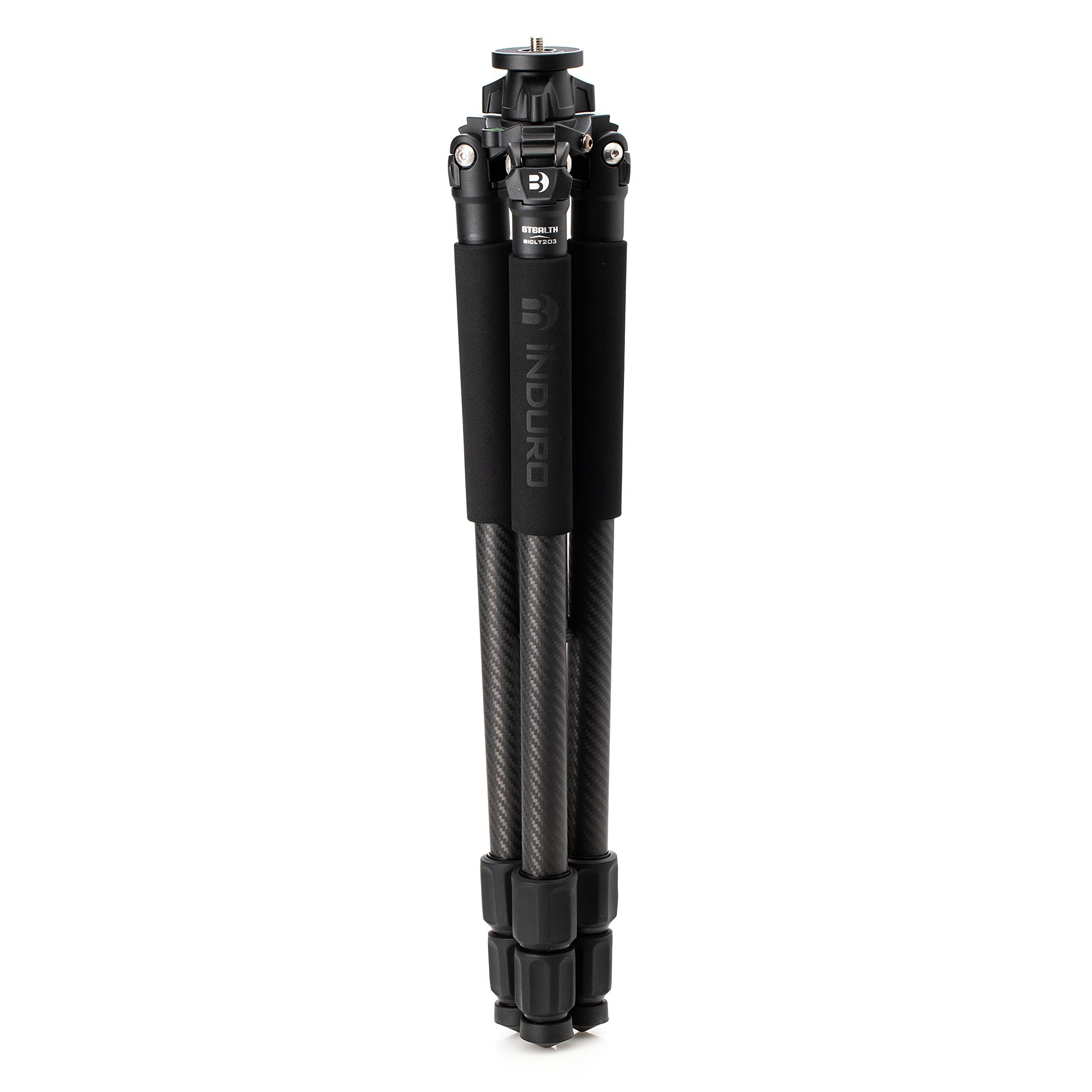 Benro Induro Classic Carbon Fiber Tripod - 2 Series Legs, 3 Sections with Twist Locks | Lightweight Travel Tripod for DSLR Cameras | Perfect for Outdoor Photography, Hiking & Travel Adventures (BICLT203)