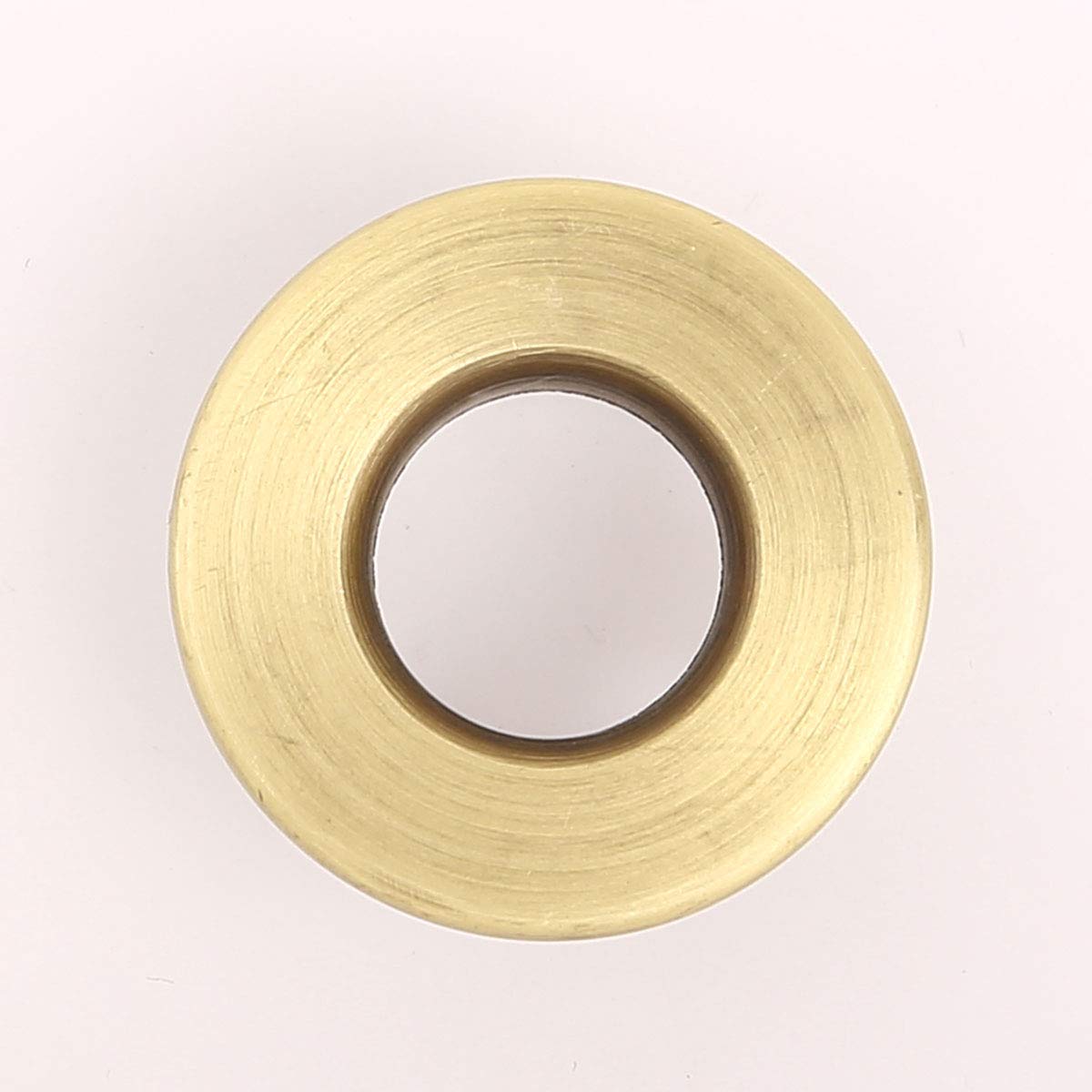 iiniim Sink Overflow Ring Cover - Brushed Brass Bathroom Sink Hole Trim, Round Hole Insert Replacement - Perfect for Bathroom Renovation & Sink Repair Projects