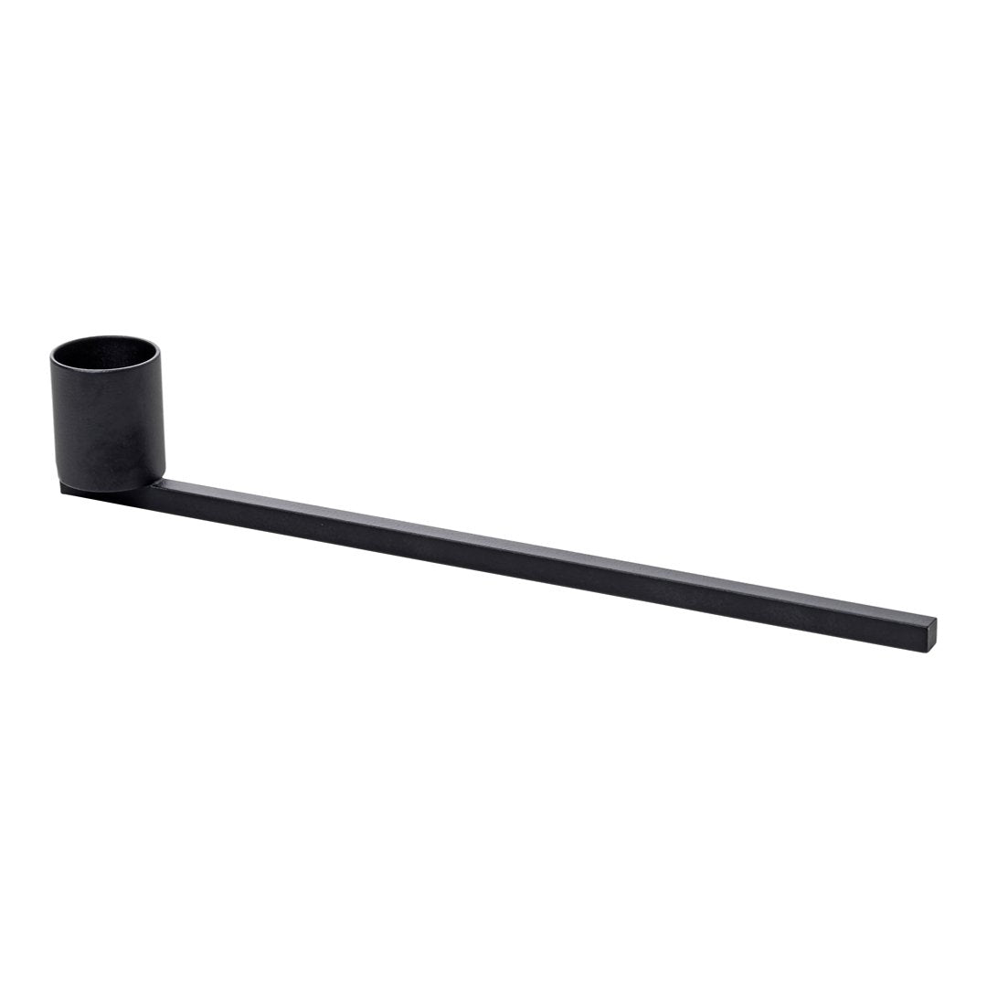 Premium Kubus Candle Snuffer - Elegant Brass Candle Extinguisher with Wooden Handle for Safe & Smoke-Free Candle Blowing - Perfect for Home Decor, Romantic Dinners, and Relaxing Spa Nights